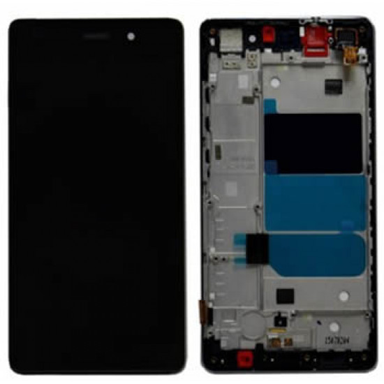 TOUCH+DISPLAY+FRAME HUAWEI P8 LITE NEGRO TOUCH+DISPLAY+FRAME HUAWEI P8 LITE NEGRO